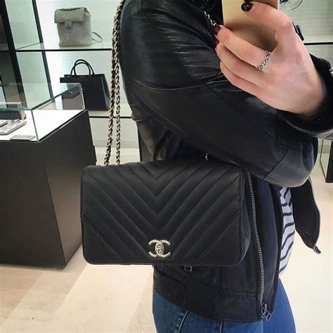 chanel chevron envelope bag|Chanel statement flap.